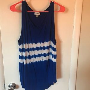 FINAL PRICE Blue tye-dye tank top